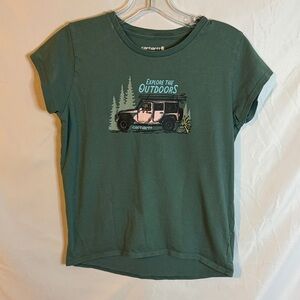 Carhartt Kids' Forest Green Explore Tee